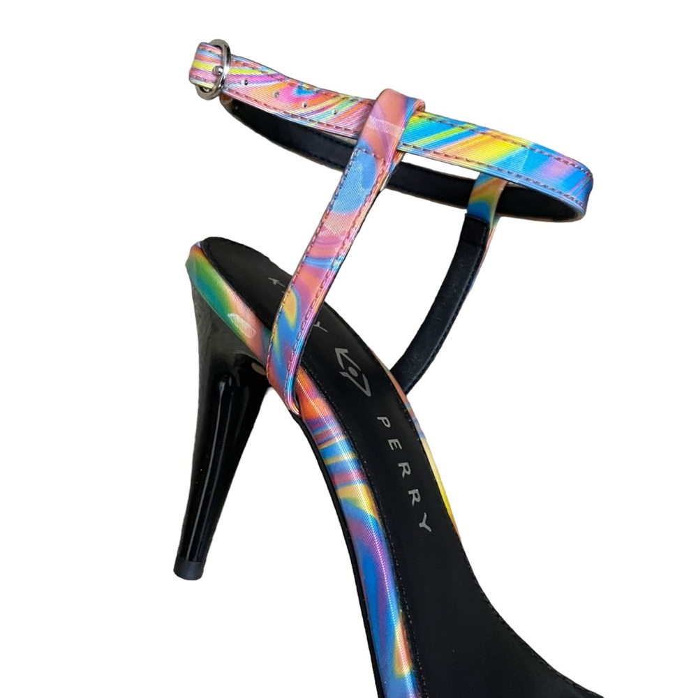Katy Perry Vivvian Rainbow Multi Sandal Size 7.5 - Picture 9 of 12